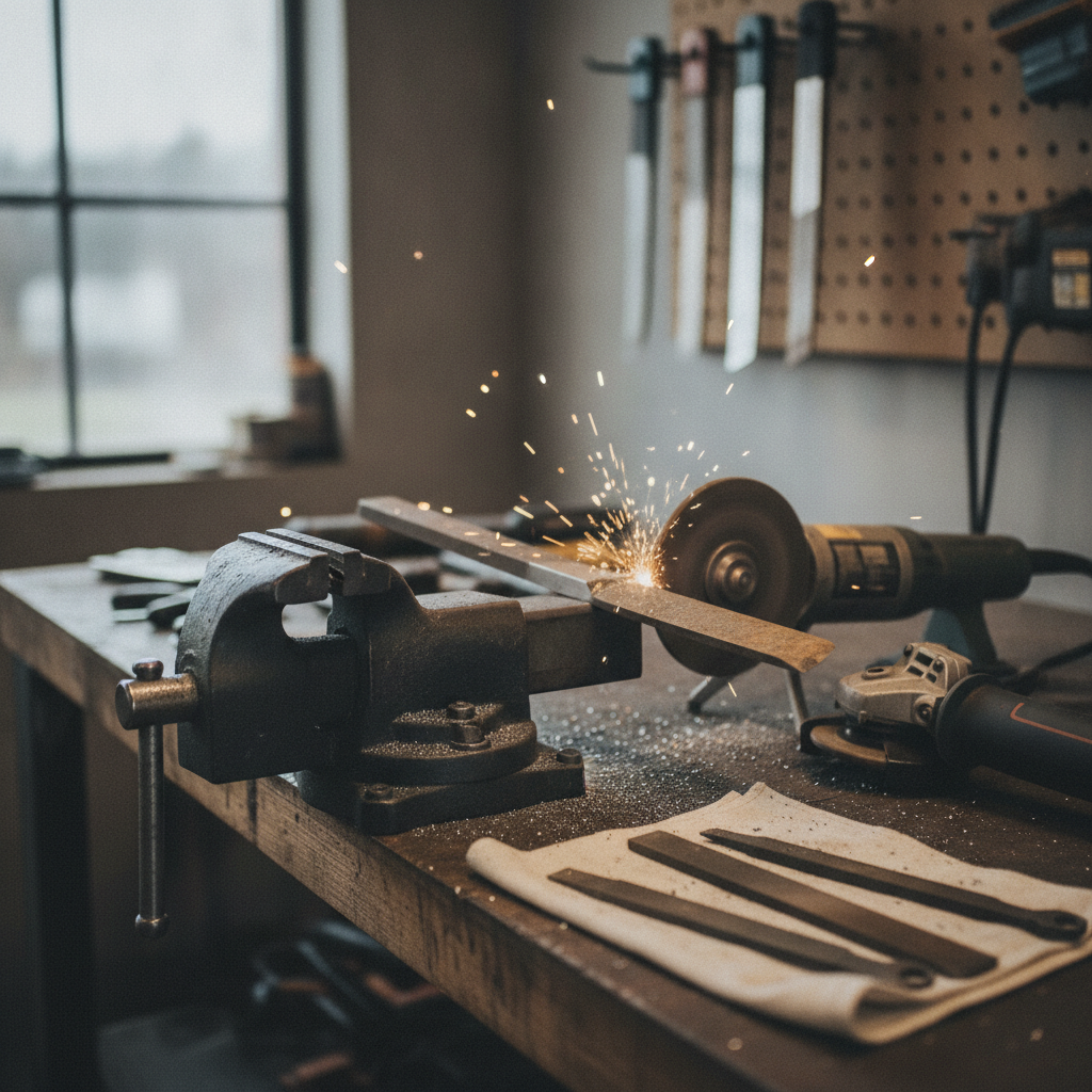 Lawn Mower Blade Sharpening - no people or no text