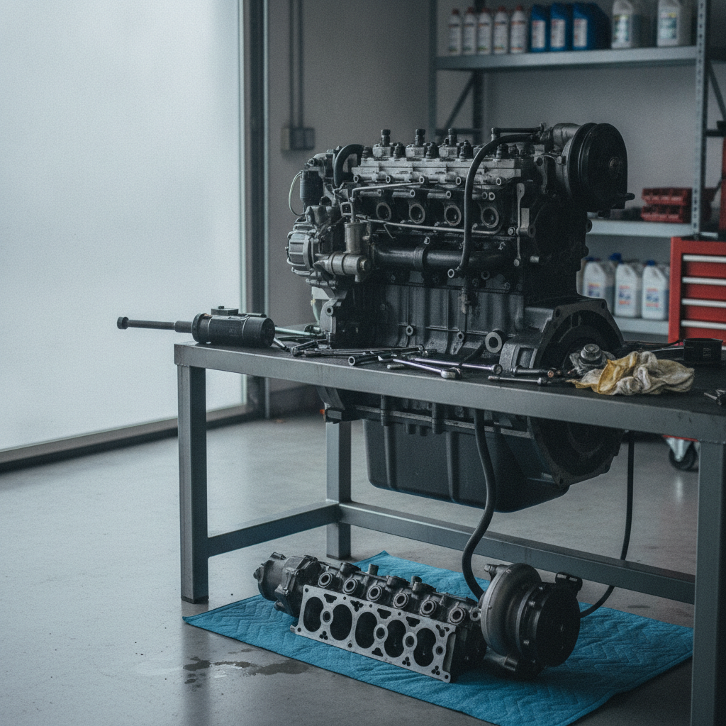 Diesel Engine Repair - no people or no text